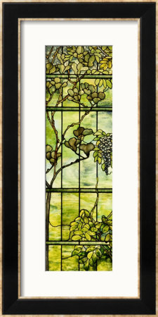 Fine Leaded Glass Triptych Window (Left Panel), Circa 1908 by Tiffany Studios Pricing Limited Edition Print image