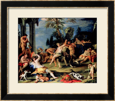 Bacchanal In Pan's Honour by Sebastiano Ricci Pricing Limited Edition Print image