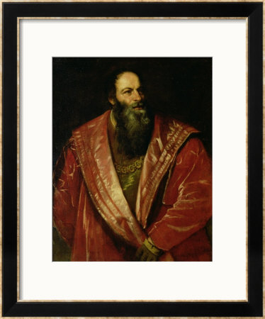 Portrait Of Pietro Aretino by Titian (Tiziano Vecelli) Pricing Limited Edition Print image