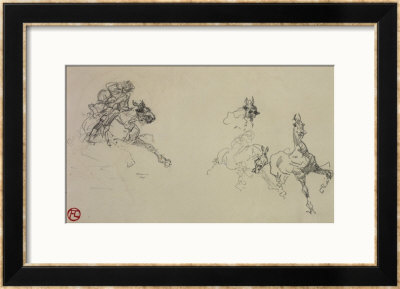 Etude De Chevaux by Henri De Toulouse-Lautrec Pricing Limited Edition Print image