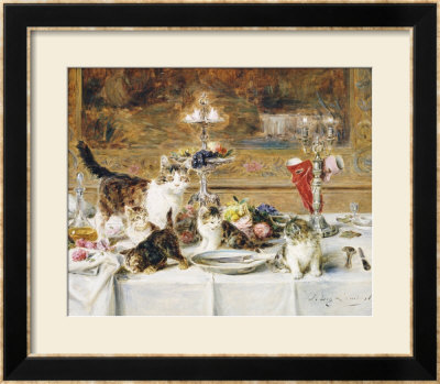 After Dinner by Louis Eugene Lambert Pricing Limited Edition Print image