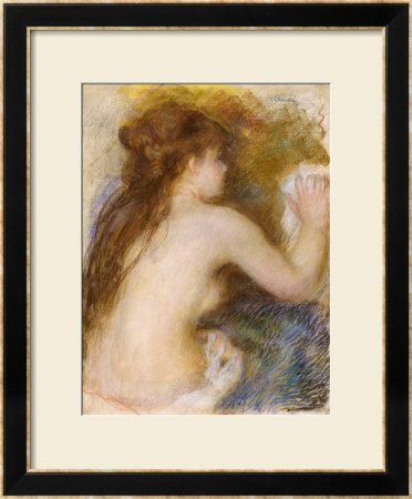 Nude Back Of A Woman, Circa 1879 by Pierre-Auguste Renoir Pricing Limited Edition Print image