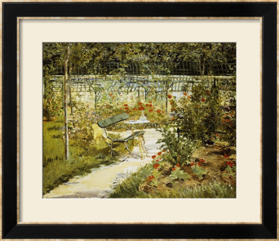 The Bench, The Garden At Versailles by Edouard Manet Pricing Limited Edition Print image