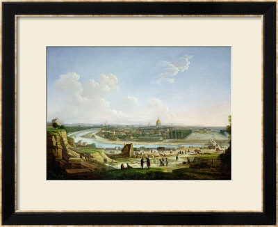 General View Of Paris From The Chaillot Hill, 1818 by Seyfert Pricing Limited Edition Print image