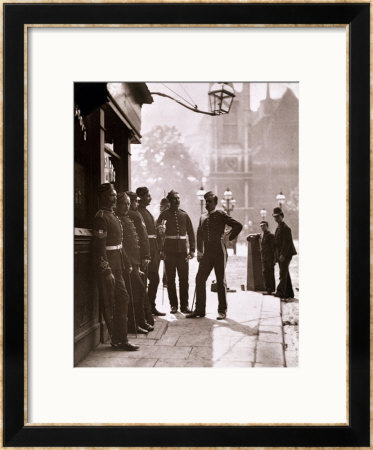 Recruiting Sergeants At Westminster, Woodbury Type Photograph by John Thomson Pricing Limited Edition Print image