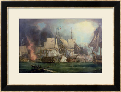 Battle Of Trafalgar, 1805 by George Chambers Pricing Limited Edition Print image