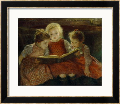A Good Book by Sir Walter Firle Pricing Limited Edition Print image