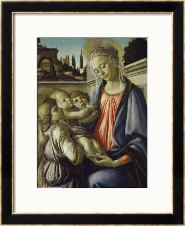 Madonna Of The Stoffe, Florence by Sandro Botticelli Pricing Limited Edition Print image