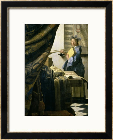 The Painter In His Studio, 1665-6 by Jan Vermeer Pricing Limited Edition Print image