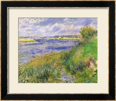 The Banks Of The Seine, Champrosay, 1876 by Pierre-Auguste Renoir Pricing Limited Edition Print image