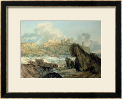 Dunstanburgh Castle by William Turner Pricing Limited Edition Print image