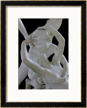 Psyche Revived By The Kiss Of Love (Detail) by Antonio Canova Pricing Limited Edition Print image
