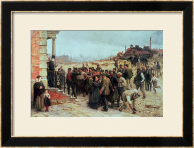 The Strike, 1886 by Robert Koehler Pricing Limited Edition Print image