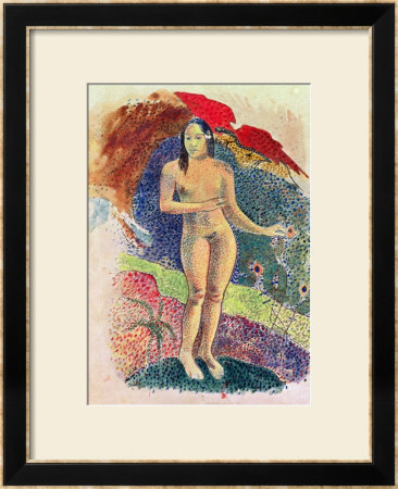 Female Tahitian Nude by Paul Gauguin Pricing Limited Edition Print image