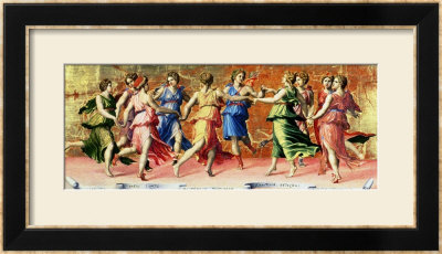 The Dance Of Apollo With The Muses by Baldassare Peruzzi Pricing Limited Edition Print image