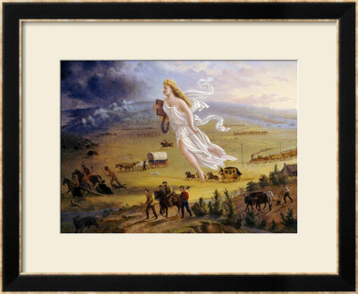 American Progress, 1872 by John Gast Pricing Limited Edition Print image