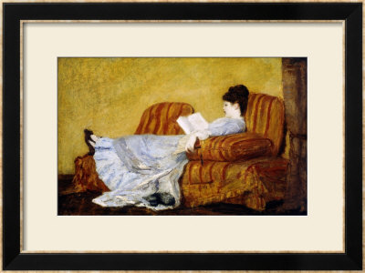 Young Lady Reading by Mary Cassatt Pricing Limited Edition Print image
