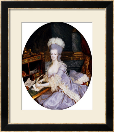 Queen Marie Antoinette Of France (1755-1793) by Francois Dumont Pricing Limited Edition Print image