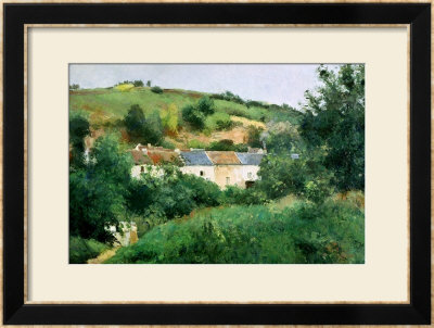 The Path In The Village, 1875 by Camille Pissarro Pricing Limited Edition Print image