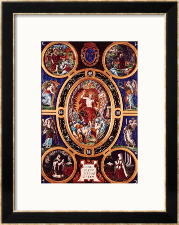 Altarpiece Of Sainte-Chapelle, Of The Resurrection, Enamelled By Leonard Limosin (1505-76) 1553 by Nicolò Dell' Abate Pricing Limited Edition Print image