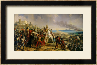 Battle Of Askalon, 18Th November 1177, 1842 by Charles-Philippe Lariviere Pricing Limited Edition Print image