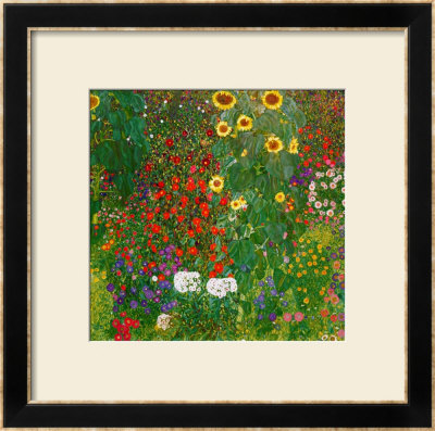 Garden With Sunflowers, 1905-6 by Gustav Klimt Pricing Limited Edition Print image