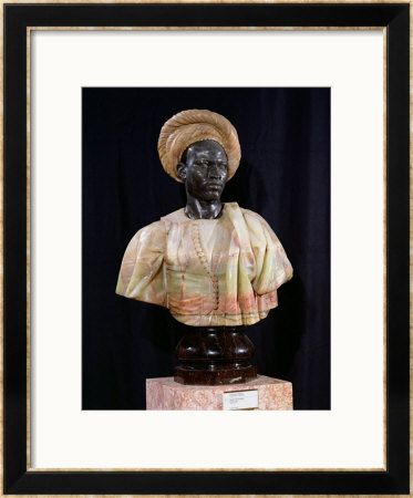 Bust Of A Sudanese Man, 1857 (Onyx & Bronze) by Charles-Henri-Joseph Cordier Pricing Limited Edition Print image