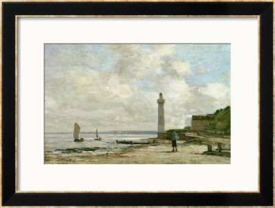 Lighthouse At Honfleur, 1864-66 by Eugène Boudin Pricing Limited Edition Print image