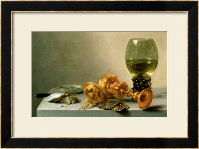 A Still Life With A Roemer And A Gilt Cup by Pieter Claesz Pricing Limited Edition Print image