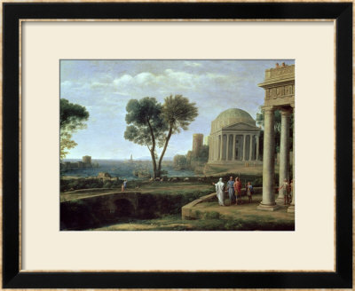 Landscape With Aeneas At Delos, 1672 by Claude Lorrain Pricing Limited Edition Print image
