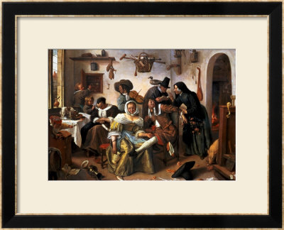 Beware Of Luxury, Circa 1663 by Jan Havicksz. Steen Pricing Limited Edition Print image