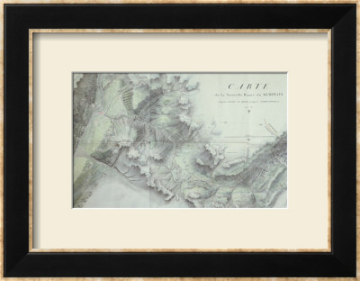 Map Of The New Simplon Pass, 1803 by Nicolas Ceard Pricing Limited Edition Print image