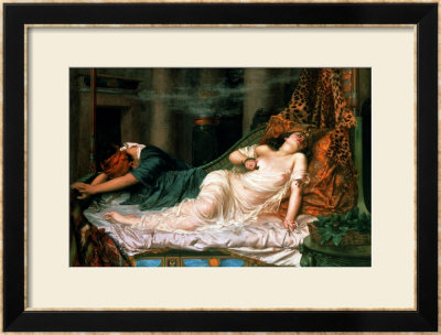 The Death Of Cleopatra, 1892 by Reginald Arthur Pricing Limited Edition Print image