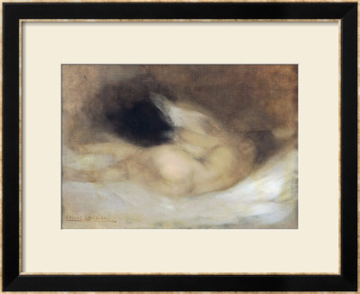 Reclining Nude by Eugene Carriere Pricing Limited Edition Print image
