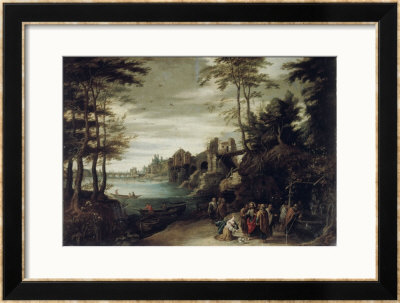 Christ And The Canaanite Woman by Jan Brueghel The Younger Pricing Limited Edition Print image