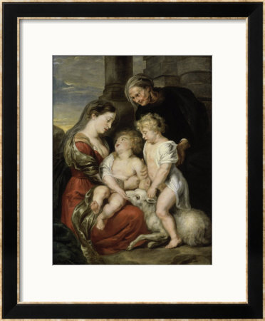 The Virgin And Child With The Infant Saint John by Peter Paul Rubens Pricing Limited Edition Print image