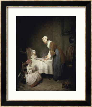 Grace Before A Meal by Jean-Baptiste Simeon Chardin Pricing Limited Edition Print image