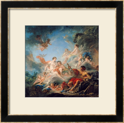 The Forge Of Vulcan, Or Vulcan Presenting Arms For Aeneas To Venus, Tapestry Cartoon, 1757 by Francois Boucher Pricing Limited Edition Print image
