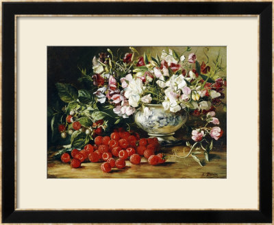 Raspberries And Sweet Pea by August Laux Pricing Limited Edition Print image