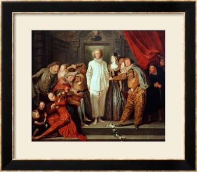 Italian Comedians, Circa 1720 by Jean Antoine Watteau Pricing Limited Edition Print image