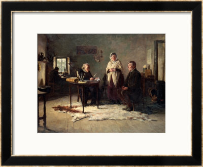 A Financial Agreement by Howard Helmick Pricing Limited Edition Print image