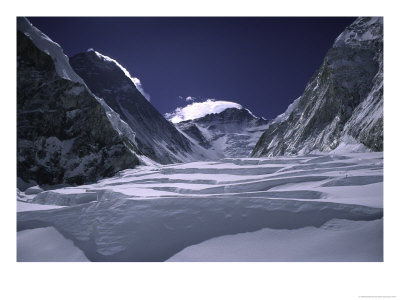 View Of The Western Comb, Mt. Lhoste And Everest, Nepal by Michael Brown Pricing Limited Edition Print image