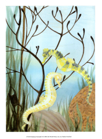 Seahorse Serenade Ii by Charles Swinford Pricing Limited Edition Print image