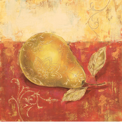 Paisley Pears Iv by Stefania Ferri Pricing Limited Edition Print image