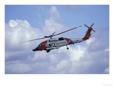 Coast Guard Helicopter Demo At The Seattle Maritime Festival, Washington, Usa by William Sutton Pricing Limited Edition Print image