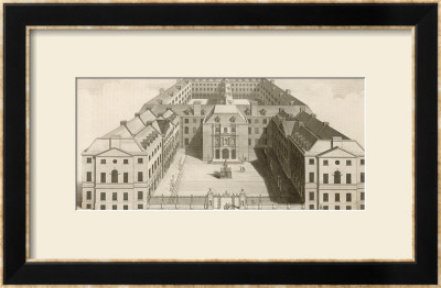 General External View Of The Buildings Which Make Up Guy's Hospital by Toms Pricing Limited Edition Print image