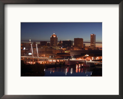 Downtown Milwaukee From Rte. 94 43 Hwy by Walter Bibikow Pricing Limited Edition Print image