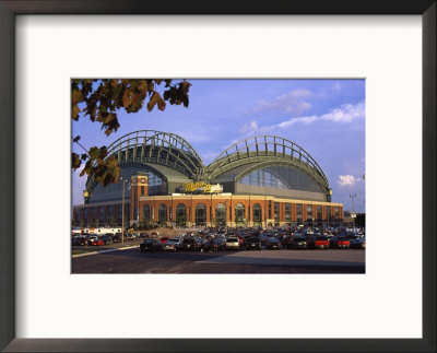 Red Sox Game, Miller Park In Milwaukee, Wi by David Jentz Pricing Limited Edition Print image