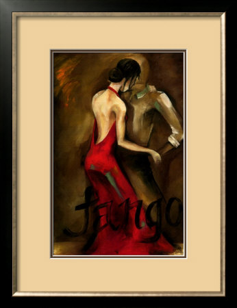 Tango Dancers by Jennifer Goldberger Pricing Limited Edition Print image