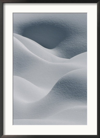 Snow Pillows Form An Abstract Scene by Tom Murphy Pricing Limited Edition Print image